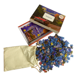 Nhà máy tùy chỉnh cá nhân làm cho logo của riêng bạn 500 1000 3000 5000 miếng ghép hình câu đố - Product Image 5