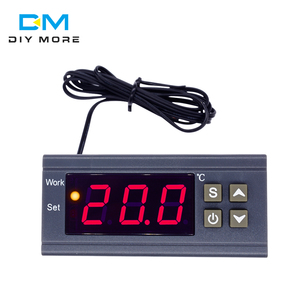 MH1210W 90-250V 10A 220V <strong>Digital</strong> <strong>Temperature</strong> Thermostat Regulator <strong>Controller</strong> -50~110 Celsius Heating Cooling Control NTC Sensor - Product Image 1