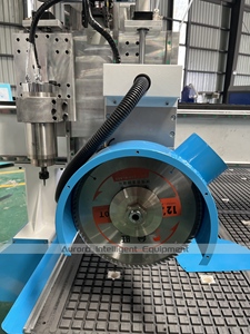Enrutador CNC de carpintería de madera dura maciza AURORA, Servomotor de mesa de vacío, máquina enrutadora CNC de corte de grabado 3D con sierra - Product Image 3