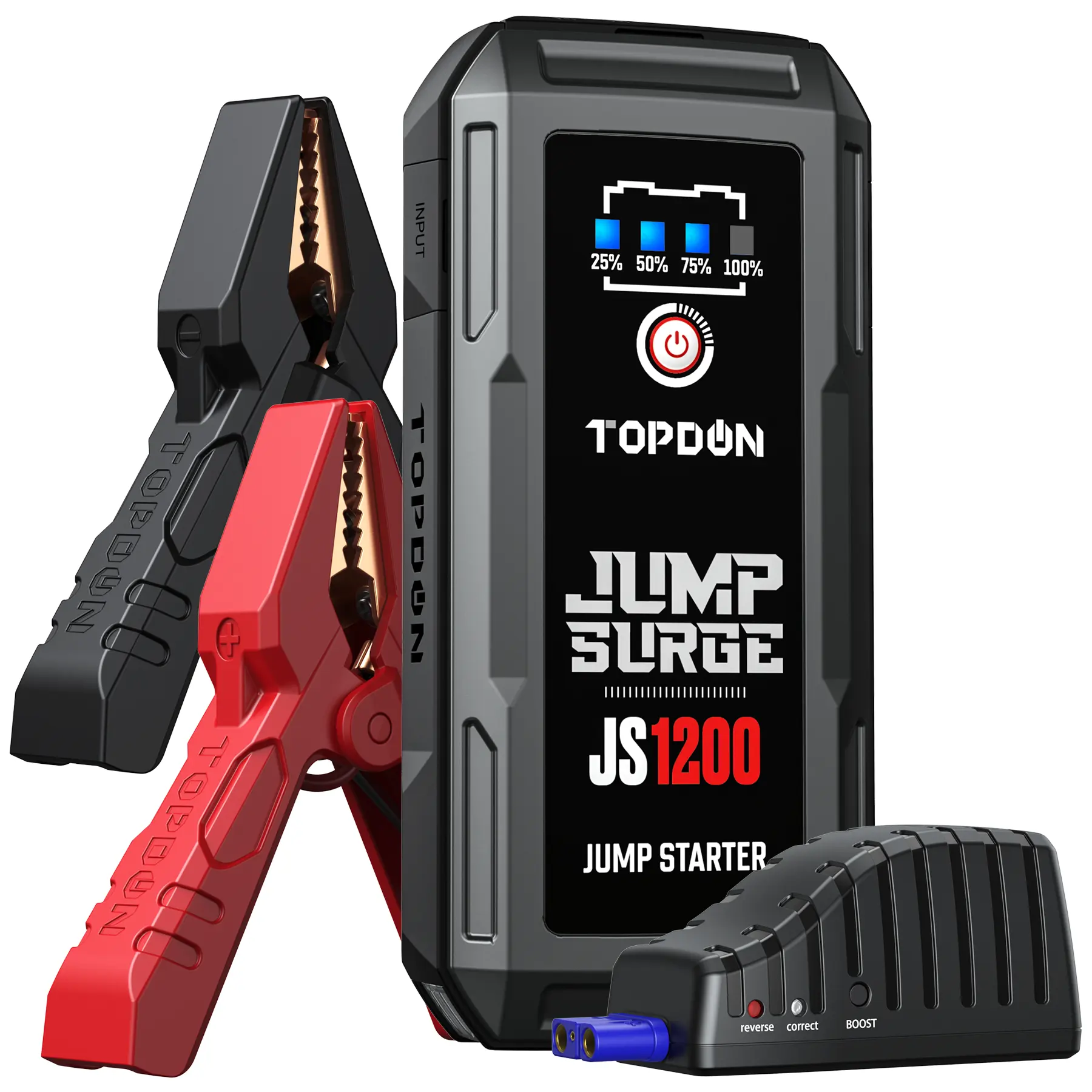 TOPDON 2022 nuovo Jump Starter Jumpstarter Auto 1200Amp 12V 1200A Auto 12 e 24V 800A batteria Jump Starter