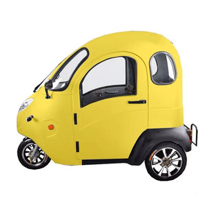 EEC onaylı elektrik kapalı 3 tekerlekli kabin Scooter üç tekerlekli bisiklet şehir kullanımı için yaşlı ve engelli insanlar için