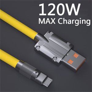 120W 6A süper hızlı şarj tipi C sıvı silikon kablo hızlı şarj USB kablosu için Xiaomi Huawei Samsung piksel USB Bold veri hattı - Product Image 5