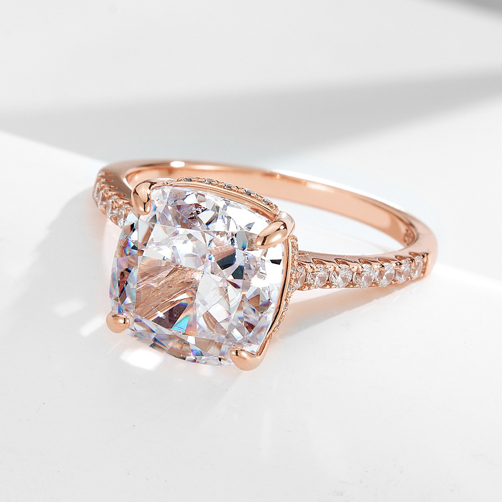 Bague principale en or rose