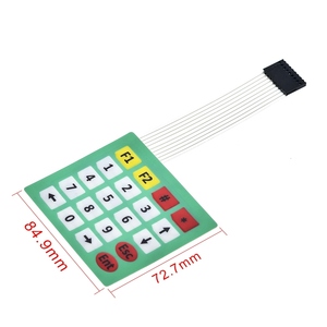 Interruttore a membrana a 16 tasti tastiera 4x4 4x4 matrice matrice 4x4 progetti di tastiera per elettrodomestici in gomma pulsante materiale - Product Image 5