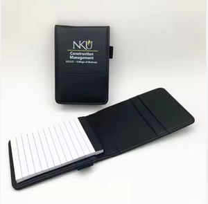 Cubierta de cuero de fábrica con logotipo personalizado impreso con Bloc de notas de papel insertado A7 Planificador de cuero de bolsillo PU Business Small Notebook - Product Image 4