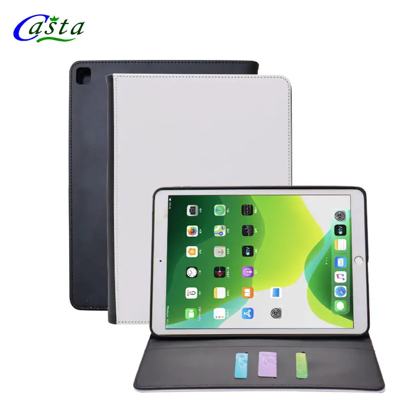 Factory Supply Wholesale Custom PU Leather Shockproof Sublimation Tablet Cases Cover For ipad Pro 12.9 2021 Case