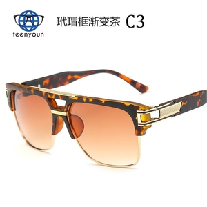 Teenyoun steampunk Đôi Chùm người đàn ông kính mát phụ nữ retro vuông Mach Chất lượng cao UV400 bảo vệ ditaeds kính mặt trời - Product Image 2
