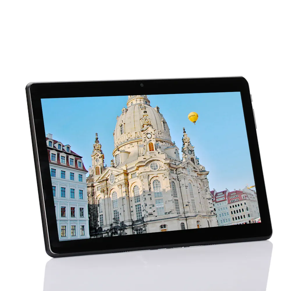 Kunden spezifisches Logo 10,1 Zoll 3G LTE Tablet PC Quad Core 1GB RAM 16GB ROM IPS GPS Glas 10 Zoll Tablet Android