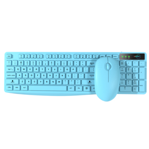 Ratón silencioso inalámbrico ultrafino de 2,4G de tamaño completo, combinación de Teclado multifuncional, conexión USB, Kit de ordenador de oficina, película plateada - Product Image 1