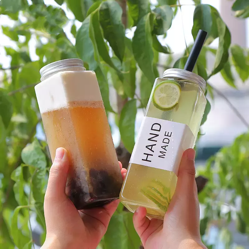 vasos para boba con tapa