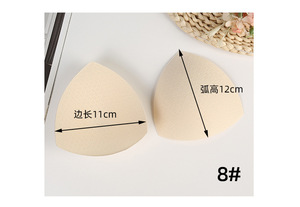 पूरे बिक्री त्रिकोण गोल नरम फोम हटाने योग्य मास्टेक्टोमी ब्रा पैड इंसर्ट के लिए इंसर्ट - Product Image 6