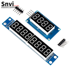 Modulo Display digitale a 4/8 Bit con Driver seriale TM1637 Clock da 0.36 pollici e Display con caratteri a LED regolabili MAX7219 - Product Image 6