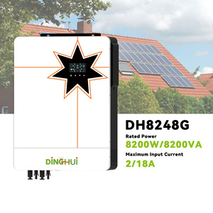 Inversor Solar Híbrido de Entrada PV Dual de 8,2 KW, Controlador de Cargador Solar MPPT 160A, Botón Táctil Monofásico, Inversor de Salida de CA de 60Hz - Product Image 4
