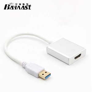 USB 3.0 zu für HDMI Adapter mit 1080P PVC Jacke HD Adapter für Handy Kamera Computer und Kopfhörer Inklusive Treiber - Product Image 1