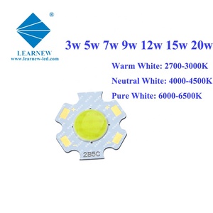 <strong>LED</strong> Heat Sink 2 Pin Aluminum Base PCB Circuit Board Substrate 20mm <strong>Star</strong> COB High Power <strong>LED</strong> Chips Lamp Beads <strong>1W</strong> 3Watt - Product Image 4