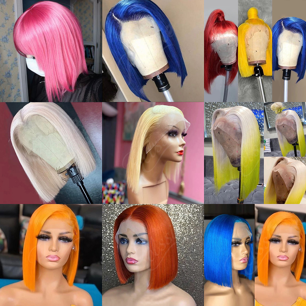 Peluca Bob color