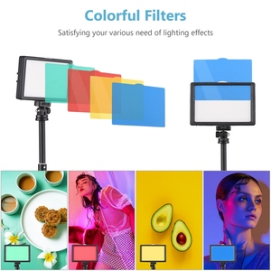 2 adet 15W LED Video ışığı Set masaüstü fotoğraf dolgu ışığı bi-renk sıcaklığı ayarlanabilir parlaklık CRI95 Led ışık - Product Image 4