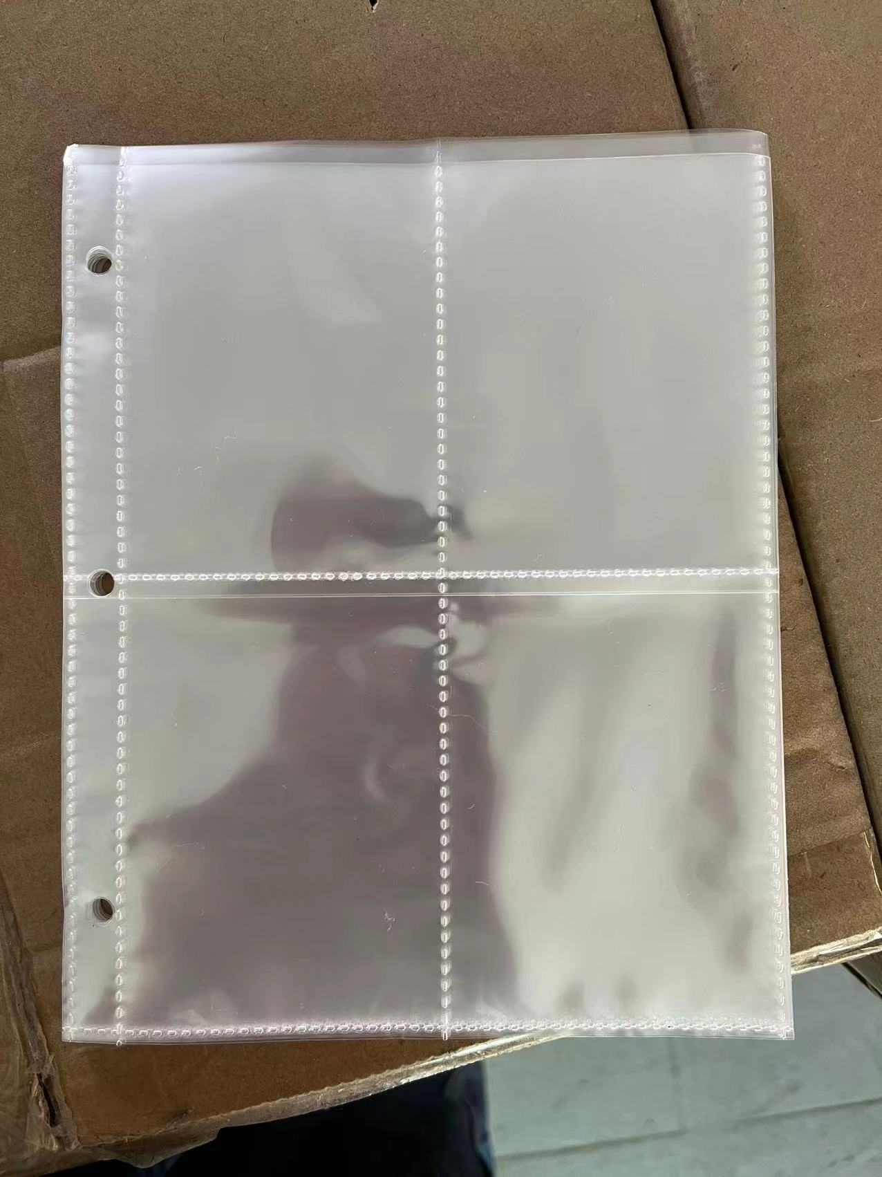 4 feuilles transparentes, 10 feuilles