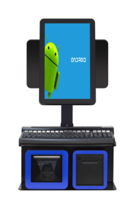 Moderno puede integrar escáner de código Qr Android Pos dispositivo Pc escritorio verdadero sistema Pos de pantalla táctil plana con impresora integrada de 80Mm/ - Product Image 4