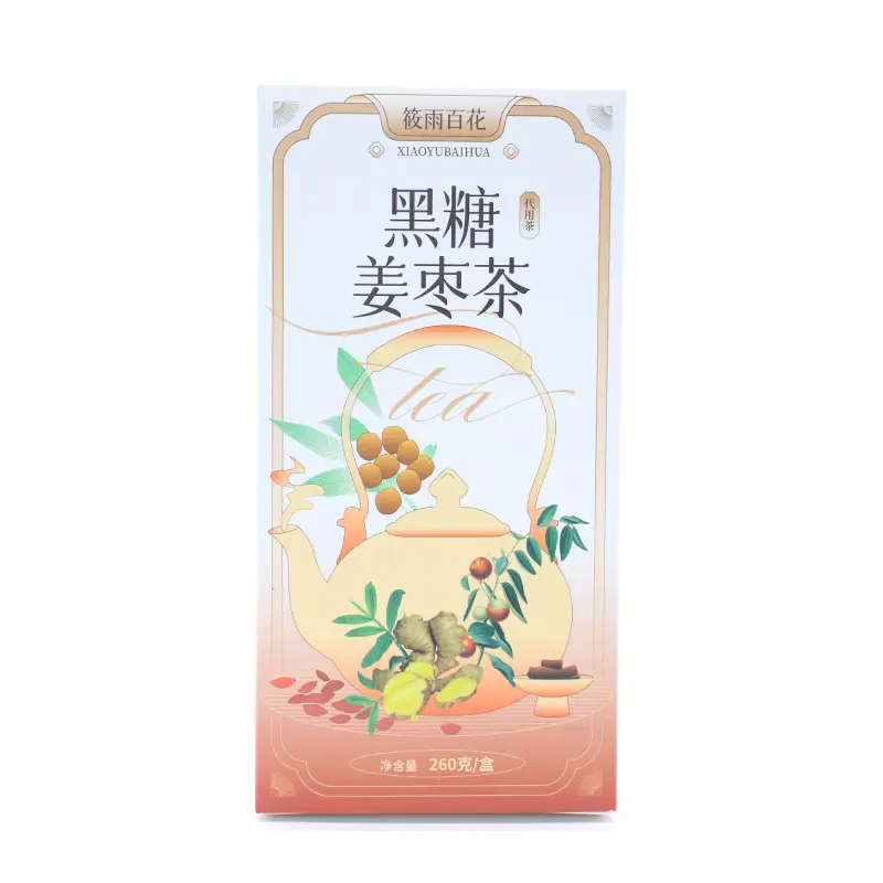 Großhandel der beliebten leicht süßen unabhängigen Verpackung Brauner Zucker Ingwer Jujube Tee chinesischer Tee für Frauen Gesundheits ergänzung