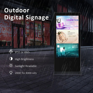Totem pubblicità esterna Display a Led prezzo del sistema di richiesta di mation 22 pollici di rete Digital Signage Ad Player - Product Image 4