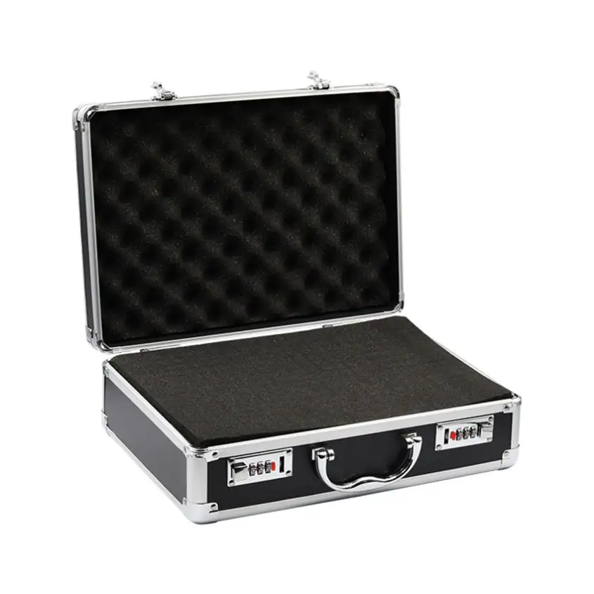 Tool Case Sports Card Case Storage Box Aluminum Alloy Metal Customized OEM Hard Aluminum Case Bubble Bag + Inbox + Carton