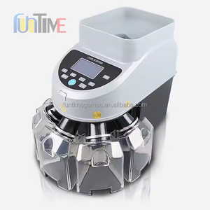 专业自动硬币分拣机美元硬币计数器机发光二极管显示包装纸/滚筒管100种硬币操作游戏 - Product Image 3