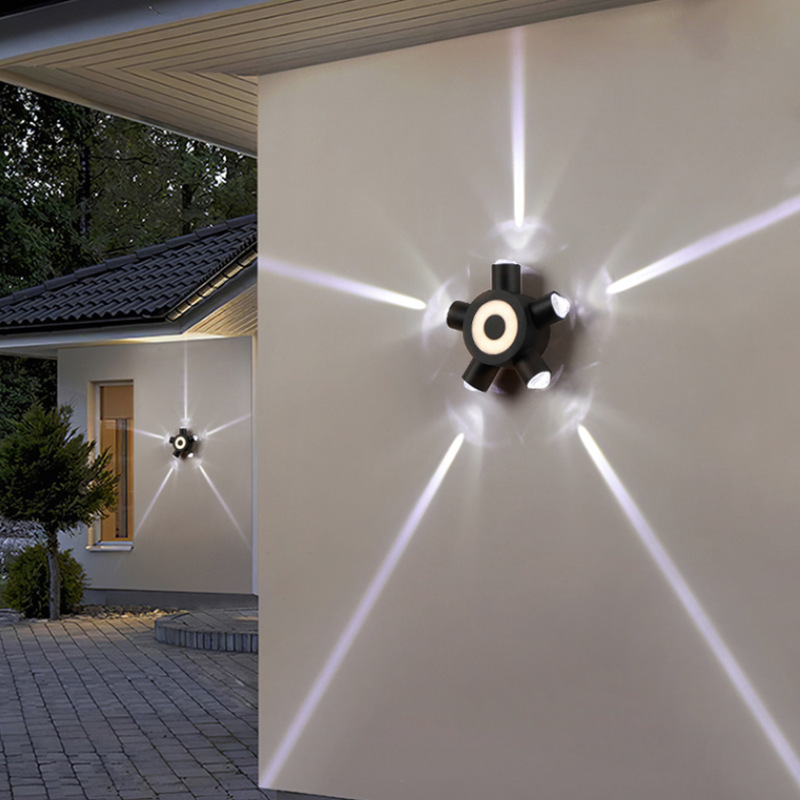 Luz de pared Led para exteriores, resistente al agua, IP65, AC85-265V, lámpara de pared larga para jardín, porche, dormitorio, cabecera, iluminación interior moderna