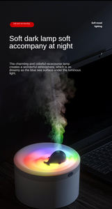 <strong>Whale</strong> Portable Ultrasonic Air Humidifier Usb Aroma Essential <strong>Oil</strong> Diffuser for Home Car With Colorful Led Night Lamp Diffuser - Product Image 4