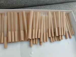 Wholesale Custom logo Print 78mm 84mm 98mm 109mm 120mm Empty Rolling Cigarette Paper Straight Tube with Tips Glass <strong>Filter</strong> Price