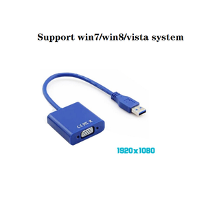 Cable Usb 3,0 a vga 1080p, adaptador de vídeo multimonitor, convertidor USB 3,0 a VGA, adaptador de conversión de pantalla - Product Image 6