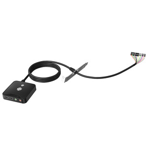 Pulsante interruttore di alimentazione Desktop per Computer con doppia porta Audio USB telecomando alimentatore Host per PC interruttore a pulsante on/off 1.6m - Product Image 5