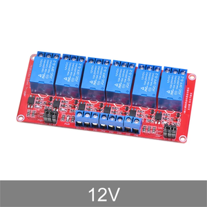 6-Kanal 5V 12V 24V Relais modul platinen abschirmung mit Optokoppler unterstützung Hoch-und Niedrig pegel auslöser für Arduino