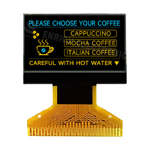Rilevatore di radiazioni nucleari OLED 0.96 piccolo display LCD OLED 128x64 modulo display oled giallo/blu - Product Image 2