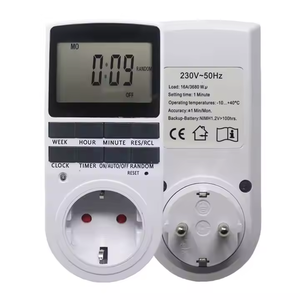 Timer presa Timer interruttore programmabile Timer con Display LCD programmi per interni Plug Timer per elettrodomestici