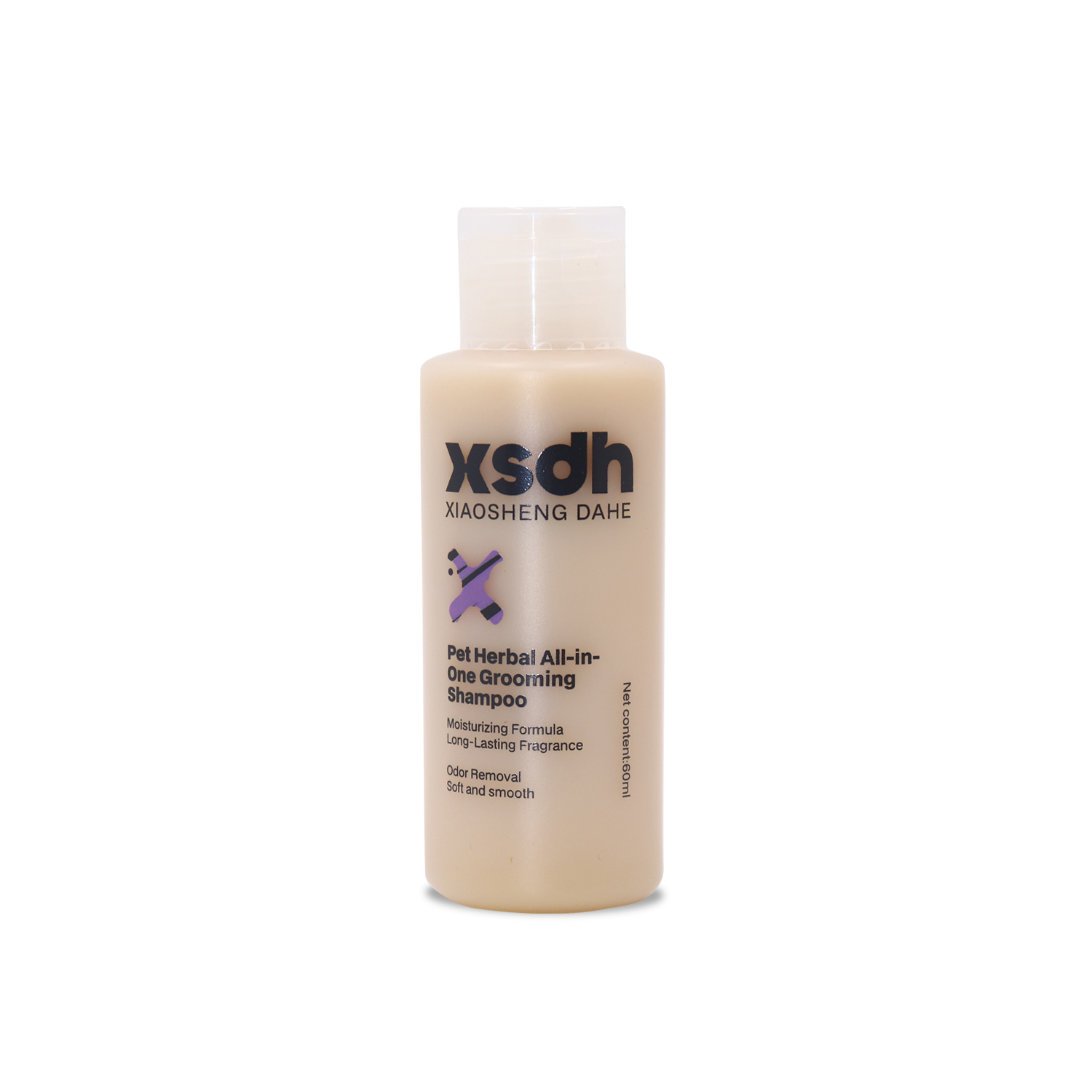 Gel de ducha herbal para mascotas de efecto completo 60ml
