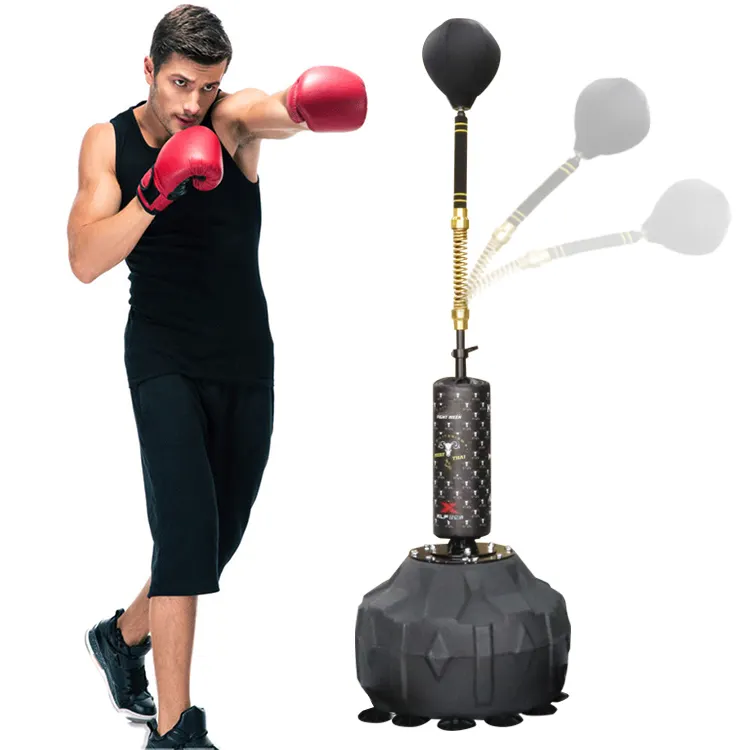 Maleta para treinamento, nova atualização equipamento de treinamento de boxe bolsa de areia reflexo de velocidade