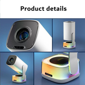 LONNST K6 Mini Portable Smart Projector Wi-Fi Touch Control 1080P Android 13 <strong>Operating</strong> <strong>System</strong> for Home Theater <strong>Use</strong> - Product Image 3