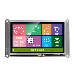 4,3 Zoll UART IPS Voll ansicht tft LCD serieller Bildschirm HMI tft Display LCD-Modul mit resistivem Touchscreen