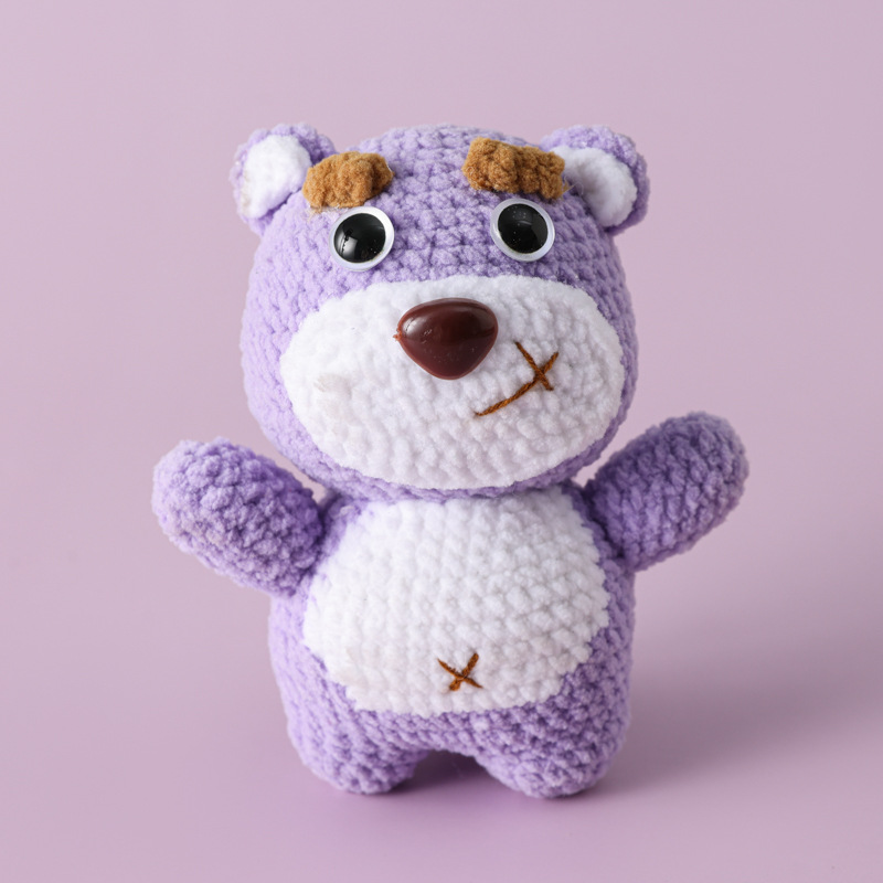 Sunday Languid Purple Bear 1pc