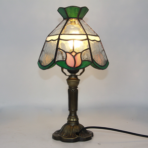 מנורת שולחן tifani lampen tifany lamparas de mesa עיצוב רטרו זכוכית מוויטראז '8 ס tifffan מנורות שולחן