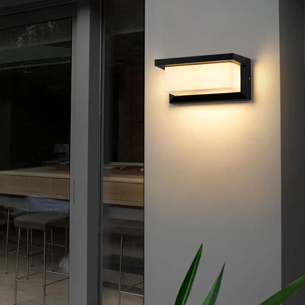 Aisilan-Lámpara led moderna de pared para exteriores, luminaria decorativa con sensor de movimiento para el hogar