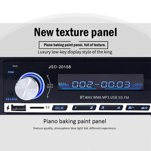 Multimedia <strong>Kits</strong> with Stereo <strong>FM</strong> Tuner Remote Control USB Connection MP4 Model Car Radio with Subwoofer Cassette Player - Product Image 6