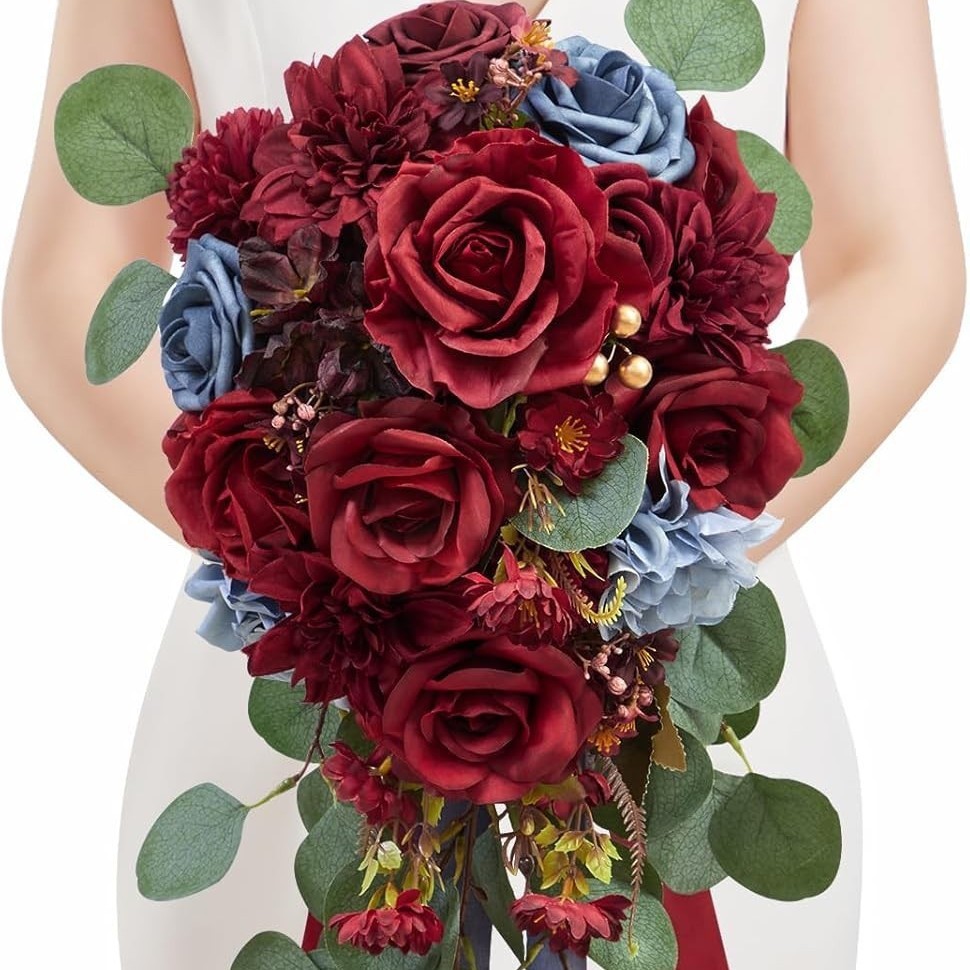 Rose rouge-bleu foncé