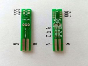 SHT30 SHT31 SHT35 <strong>SHT20</strong> SHT21 SHT25 SHT10 SHT11 Temperature and Humidity Sensor Circuit Double-sided PCB Board - Product Image 2