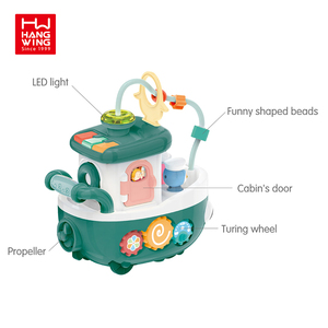 HW oyuncaklar gökkuşağı yapı taşları müzik desen öğrenme elektrikli oyuncaklar eğitici bebek oyuncak - Product Image 3