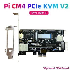 BLiKVM V2 PCIe KVM Over IP per Raspberry Pi CM4 telecomando O & M Server con interfaccia CSI OLED PoE HDMI compatibile - Product Image 2