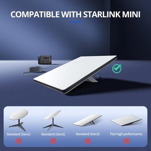 3เมตร/10FT starlink สายมินิอินพุตทดแทนสายไฟ DC Starlink สายไฟขนาดเล็กลวดทองแดง18AWG ทนทาน starlink MINI - Product Image 6