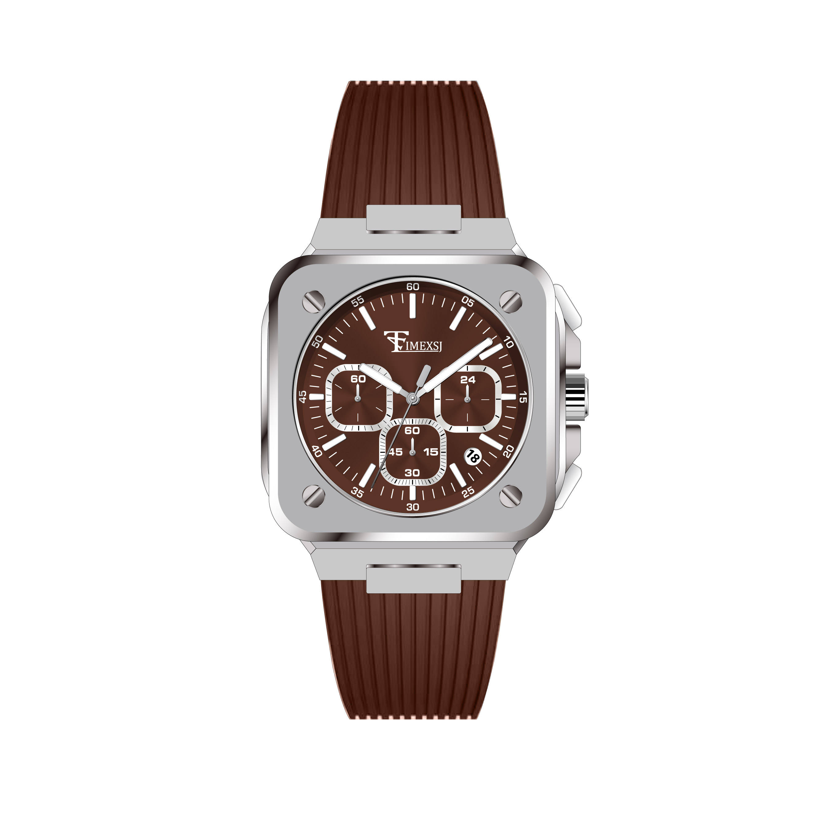 สีน้ำตาล