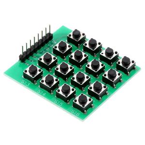 4x4 Keypad <strong>Keyboard</strong> Module 16 Push Buttons <strong>MCU</strong> Mini Practical <strong>Keyboard</strong> Expansion Module Microcontroller For DIY - Product Image 6